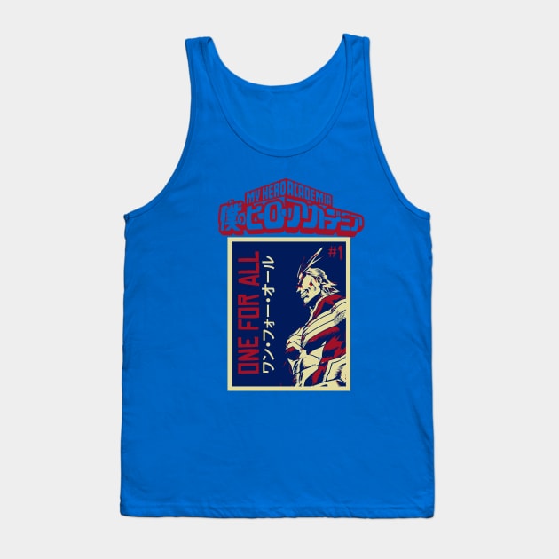 All Might Tank Top by Koburastyle